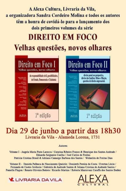 Evento - Livro Direito em Foco